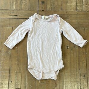 Kyte Baby pale pink bamboo long sleeve shirt